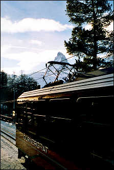 Gornergrat Cog Train up the mountain