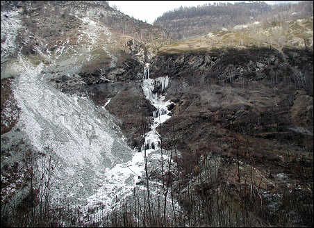 An icefall