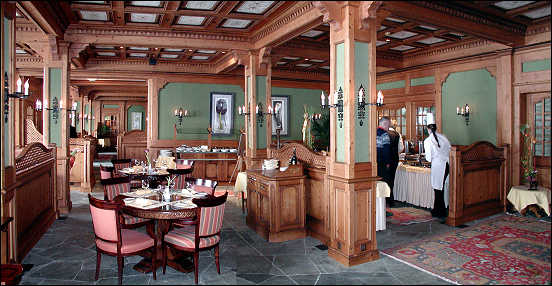 Riffelalp Main Dining Room